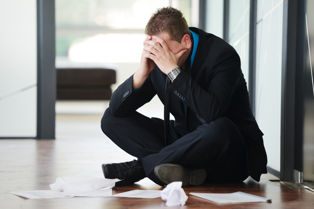 An employee too depressed because of many backlogs in a company
