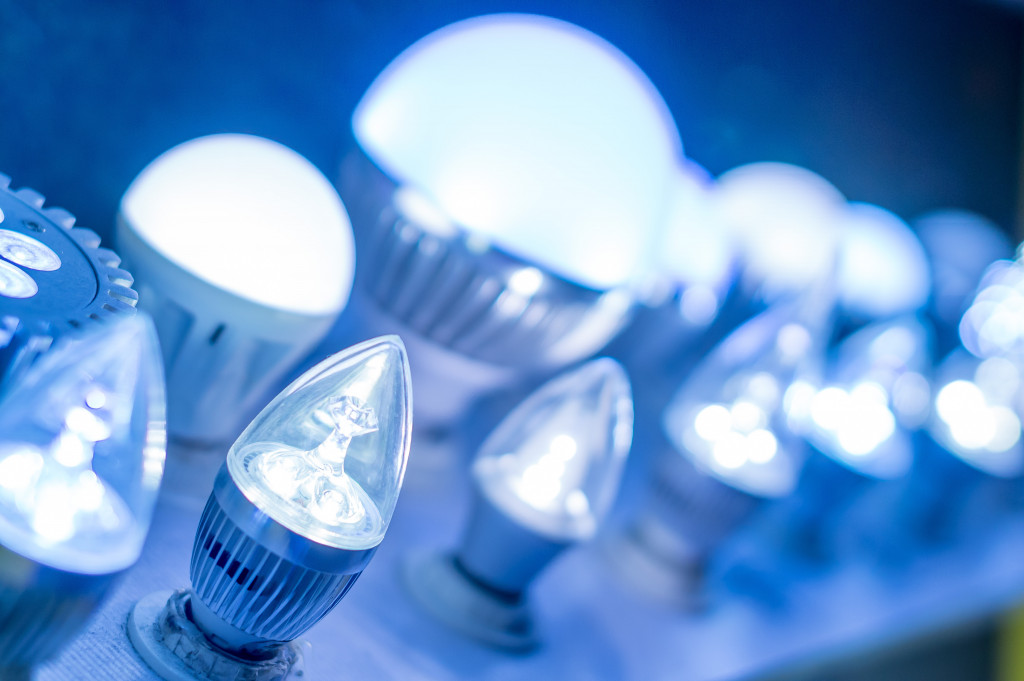 An image of LED light bulbs